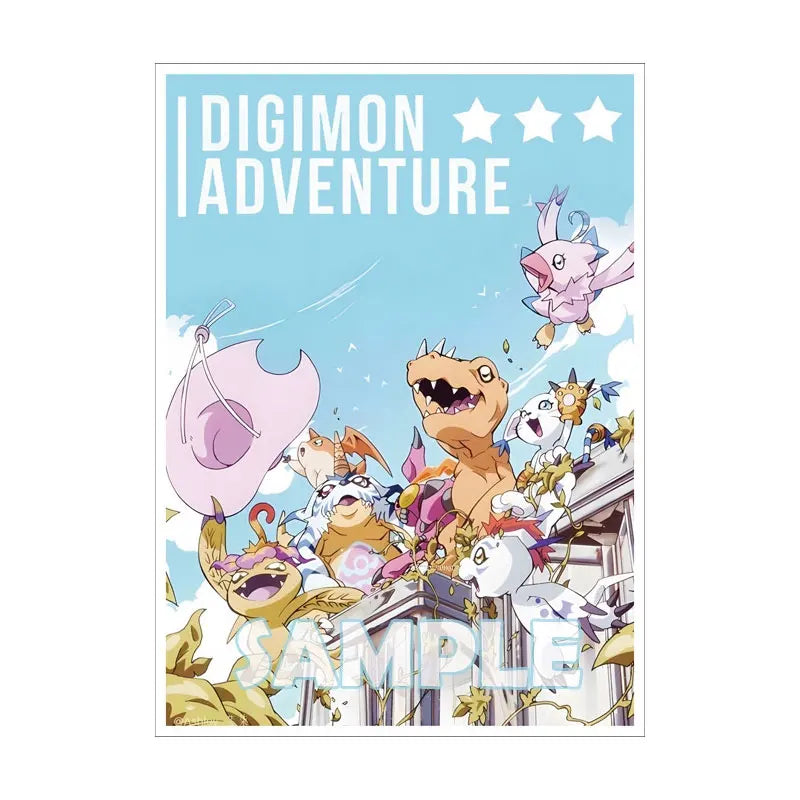 60PCS Digimon Adventure Card Sleeves 67x92mm