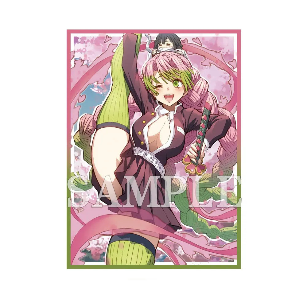 60PCS Mitsuri Kanroji Demon Slayer Card Sleeves 67x92mm